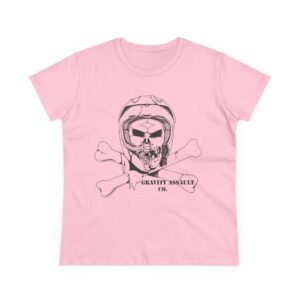 Skull ...3 colors...(Women's Midweight Cotton Tee)