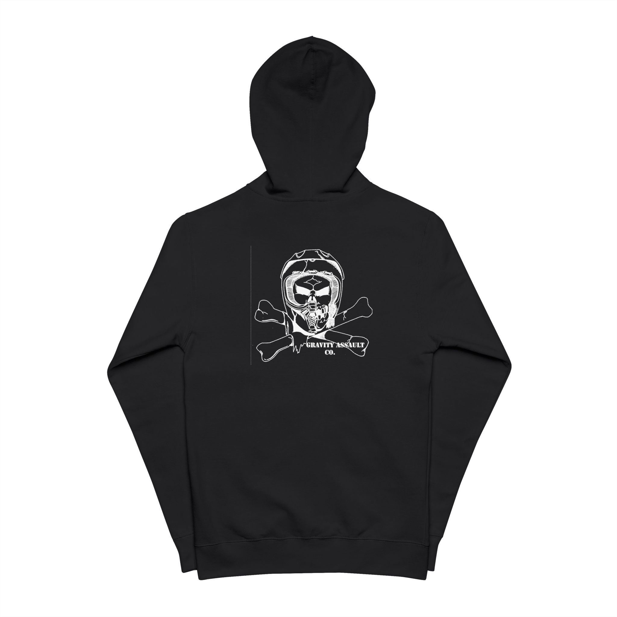 GA -W (Unisex Fleece Zip Up Hoodie) - Image 2