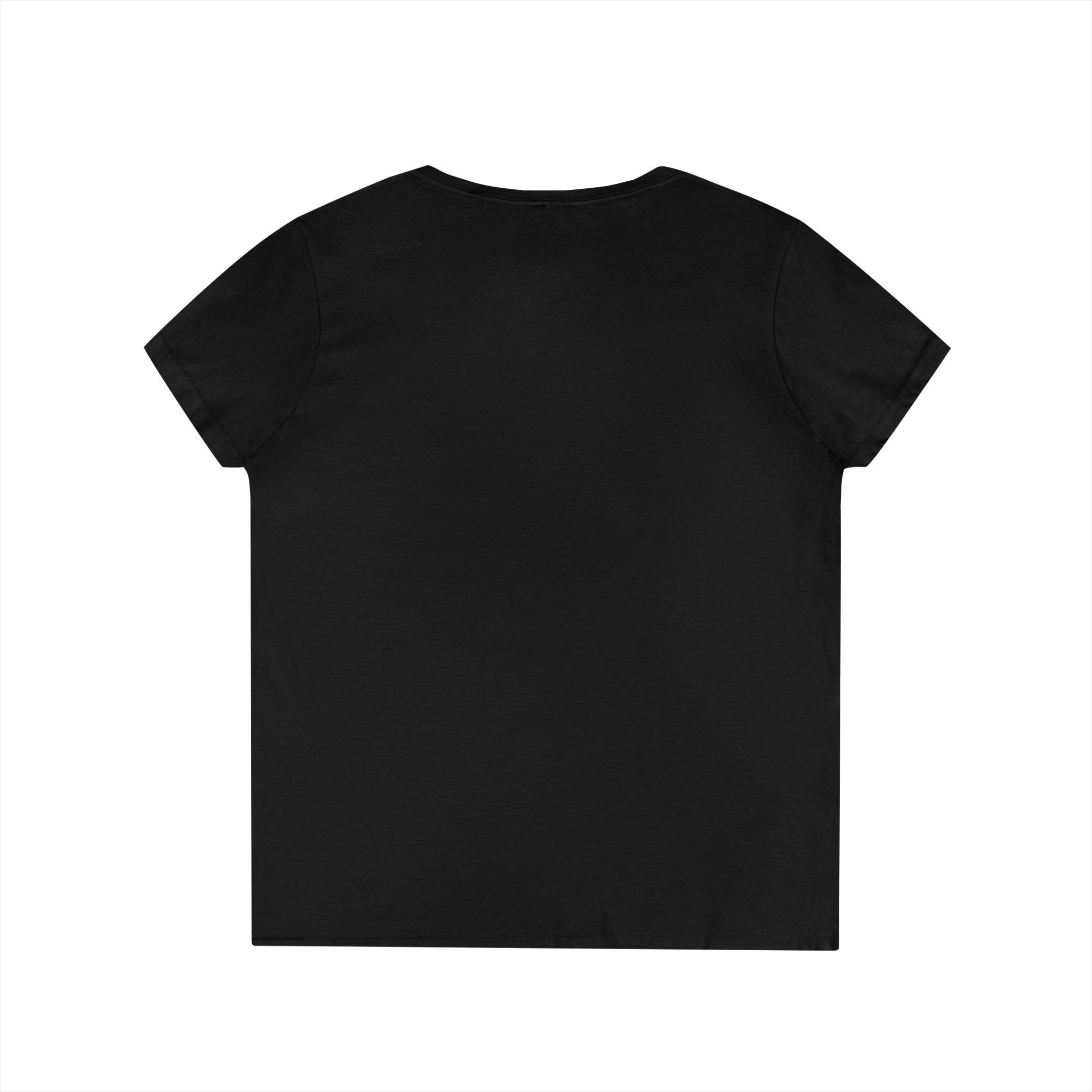 GA (Ladies' V-Neck T-Shirt) - Image 2