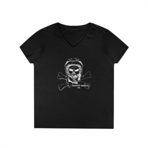 Skull (Ladies' V-Neck T-Shirt)