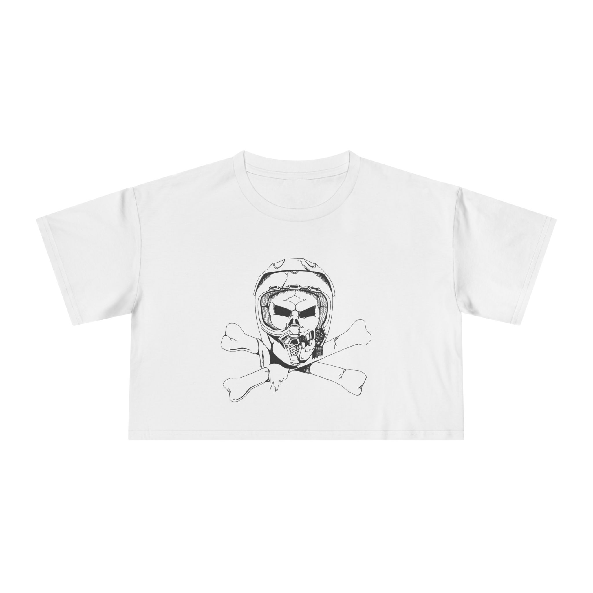 Skull Women's Crop Tee - Image 2