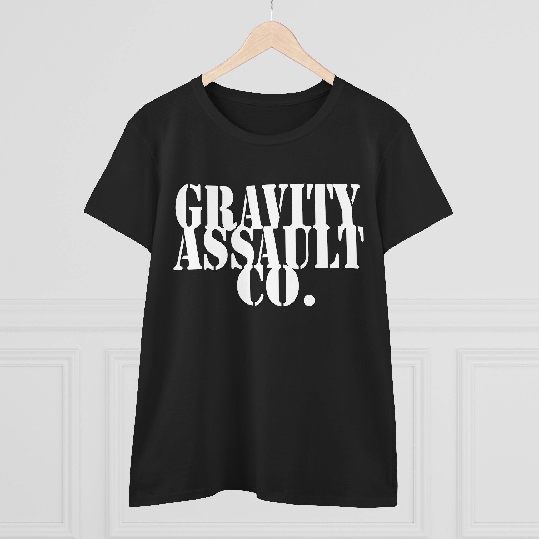 GA wht (Women's Midweight Cotton Tee) - Image 2